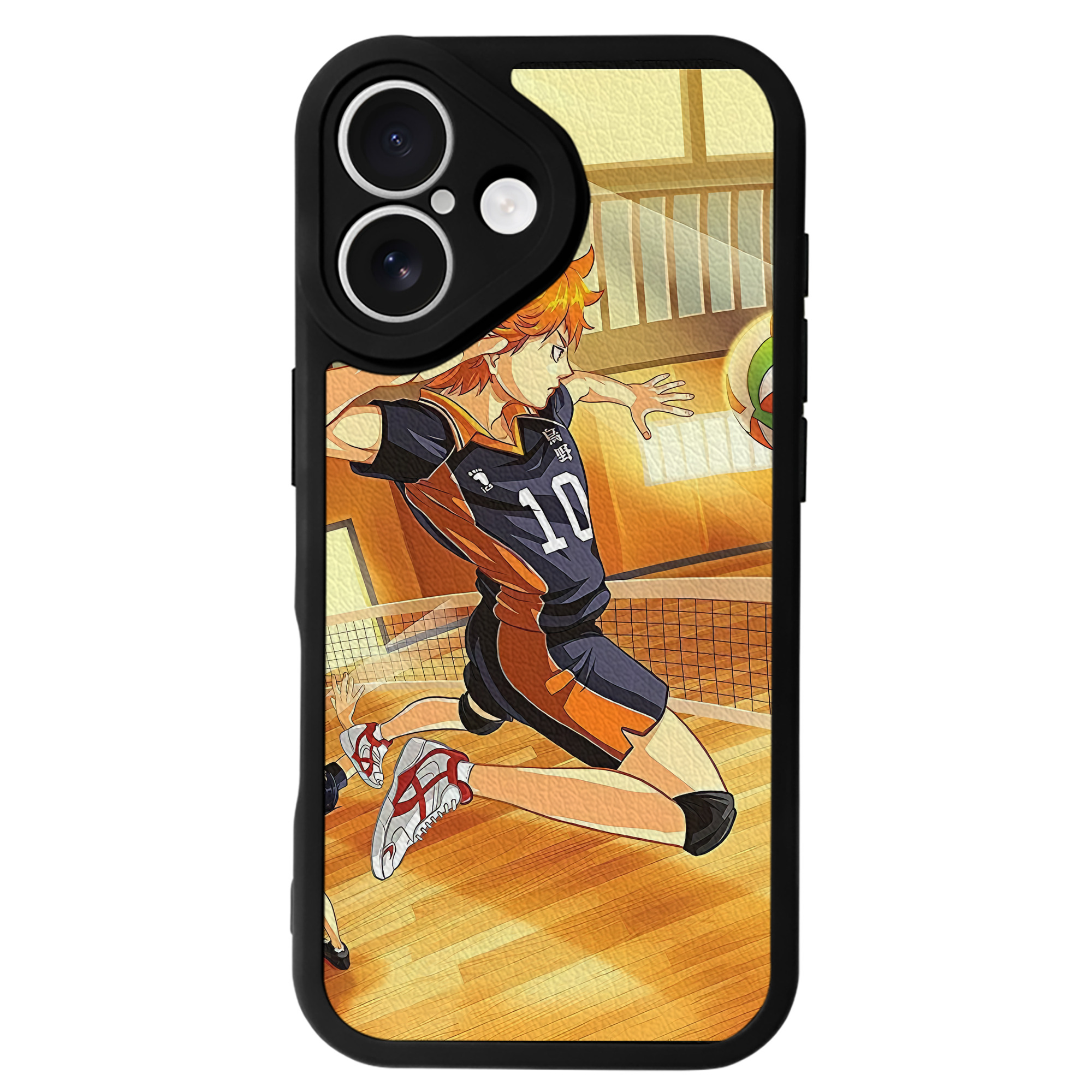 （画像用） ハイキュー!! Haikyu!! 【iPhone 16シリーズ対応】シリコンスマホケース（レザー調） 材質：シリコン